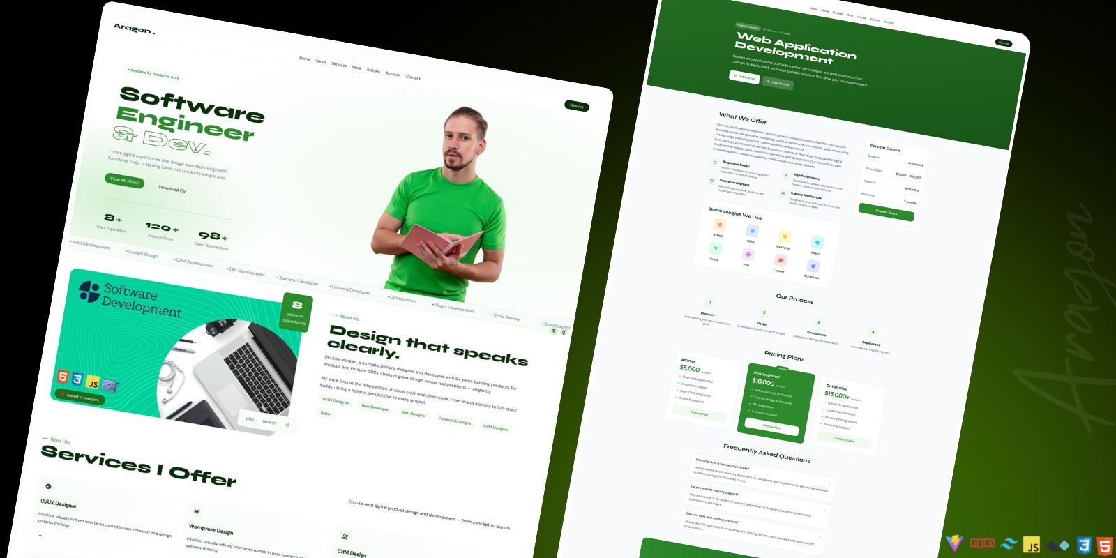 Aragon Html Template